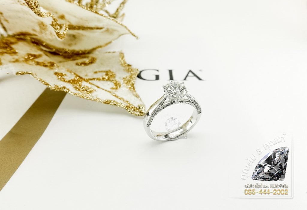 แหวนเพชรเม็ดเดี่ยว GIA
