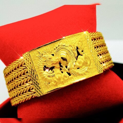 สร้อยข้อมือ เลสทองหนัก 5-10 บาท